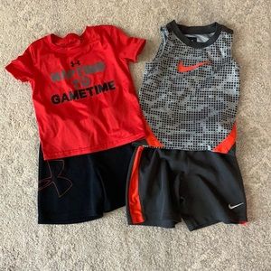 Toddler boy athletic sets